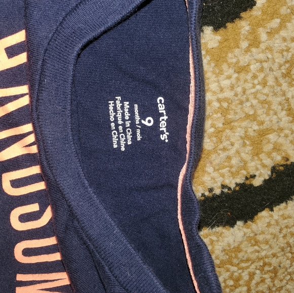 ❤ Carter outfit blue and plaid size 9m - Picture 2 of 3